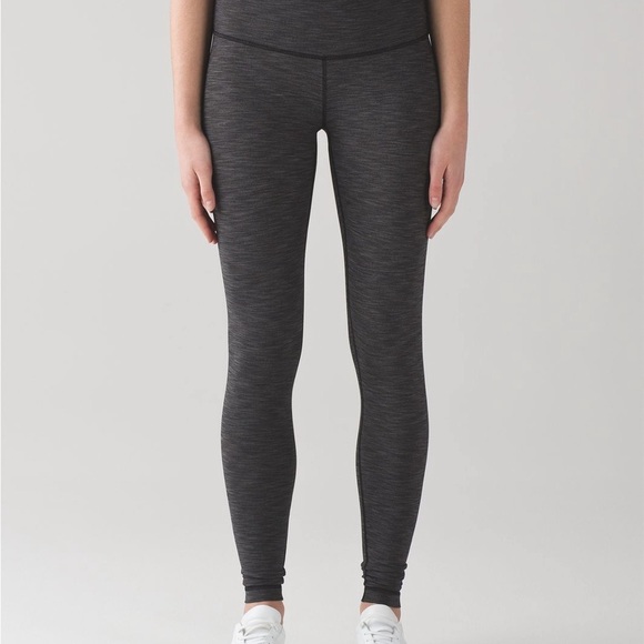 Lululemon Wunder Under High-Rise Tights – Size 8 (dark Heathered grey) - Picture 3 of 7